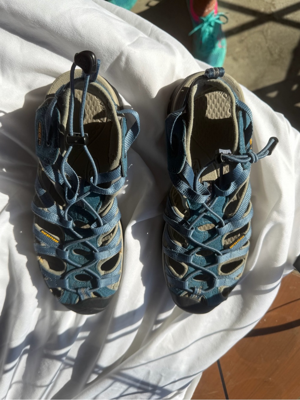 Keen Blue Teal Hiking Sandal - Women's